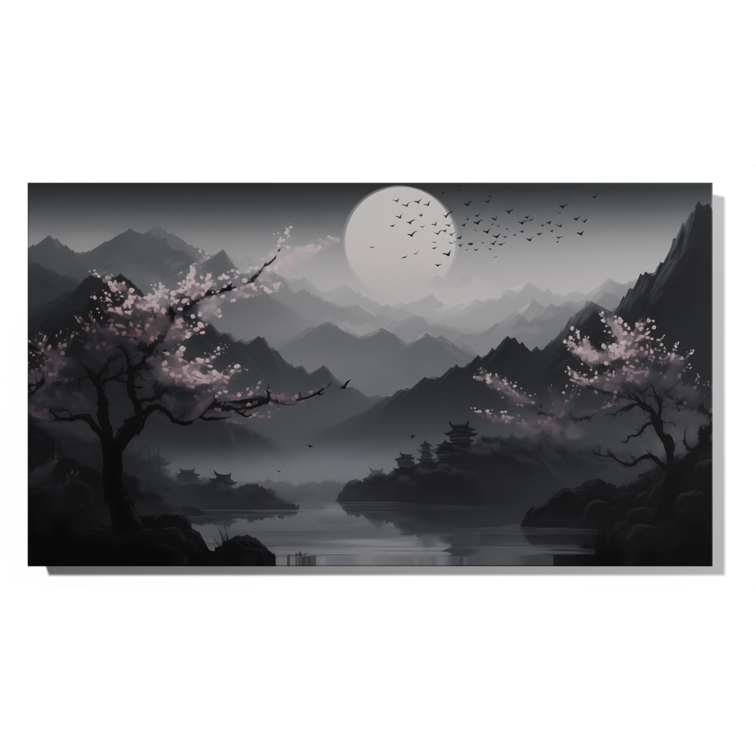 Nyfter Canvas Sakura v3 - Canvas art for your gaming setup