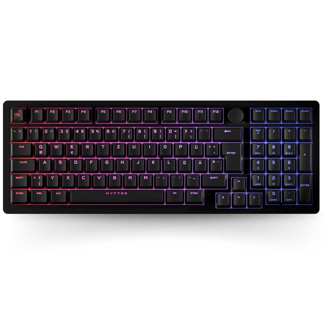 Nyfter Gaming Tastatur Nyfboar gen2 98% schwarz