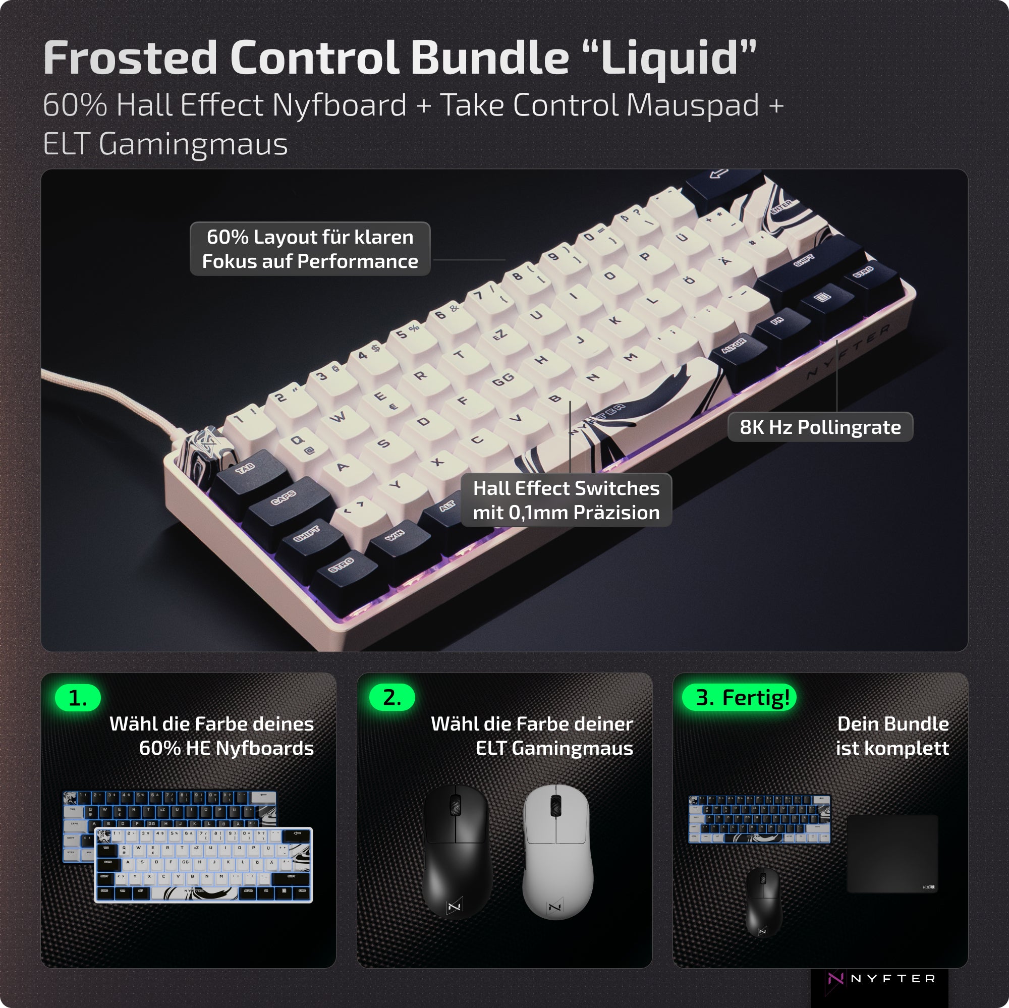 Frosted Control Bundle "Take Pad & HE"