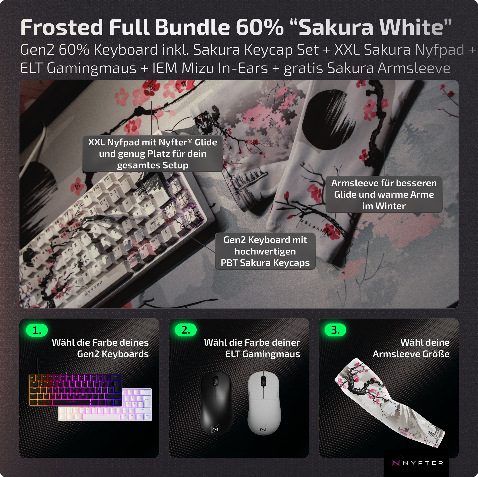 Frosted Full Bundle 60% "Sakura White"