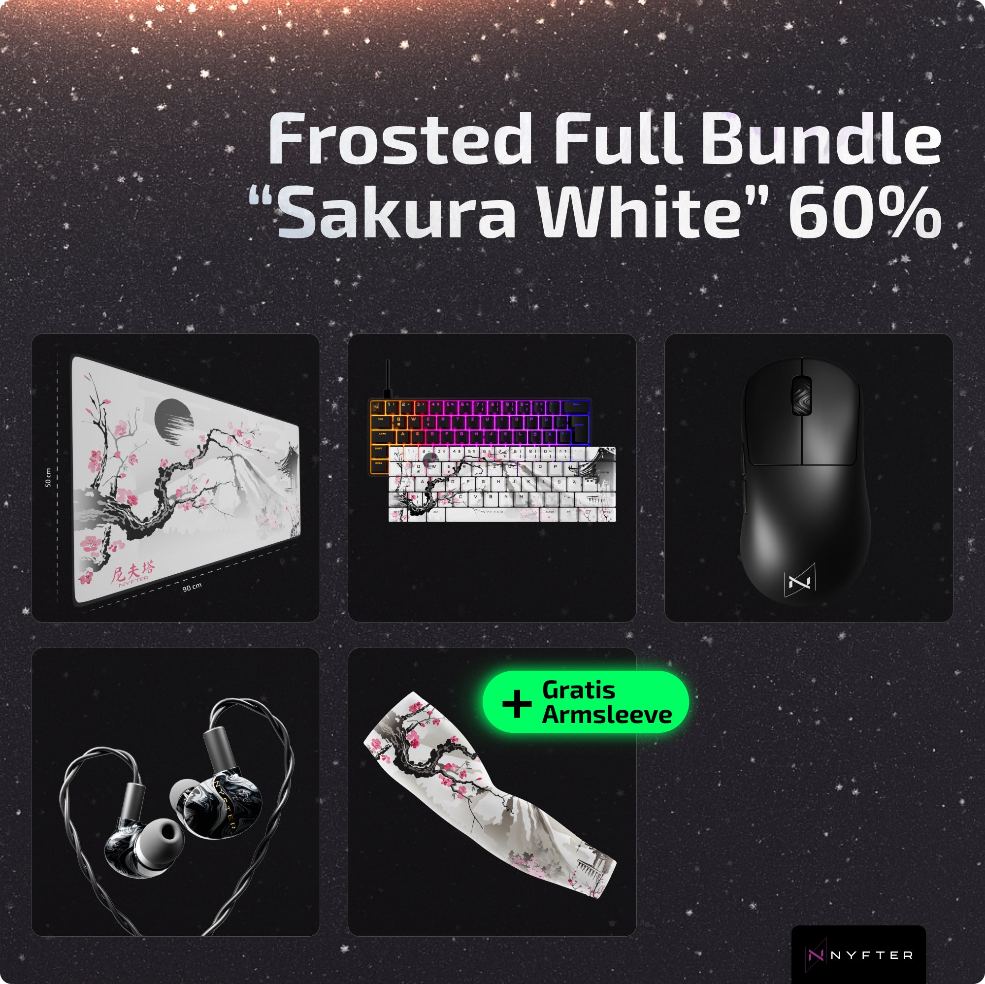 Frosted Full Bundle 60% "Sakura White"