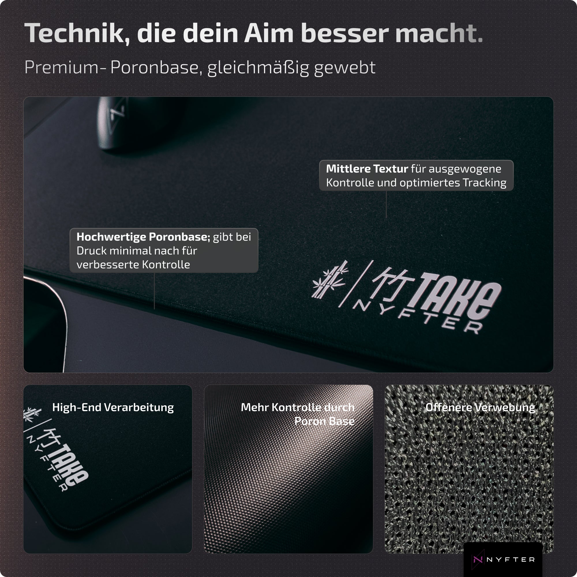 Nyfter® Performance Mousepad Take