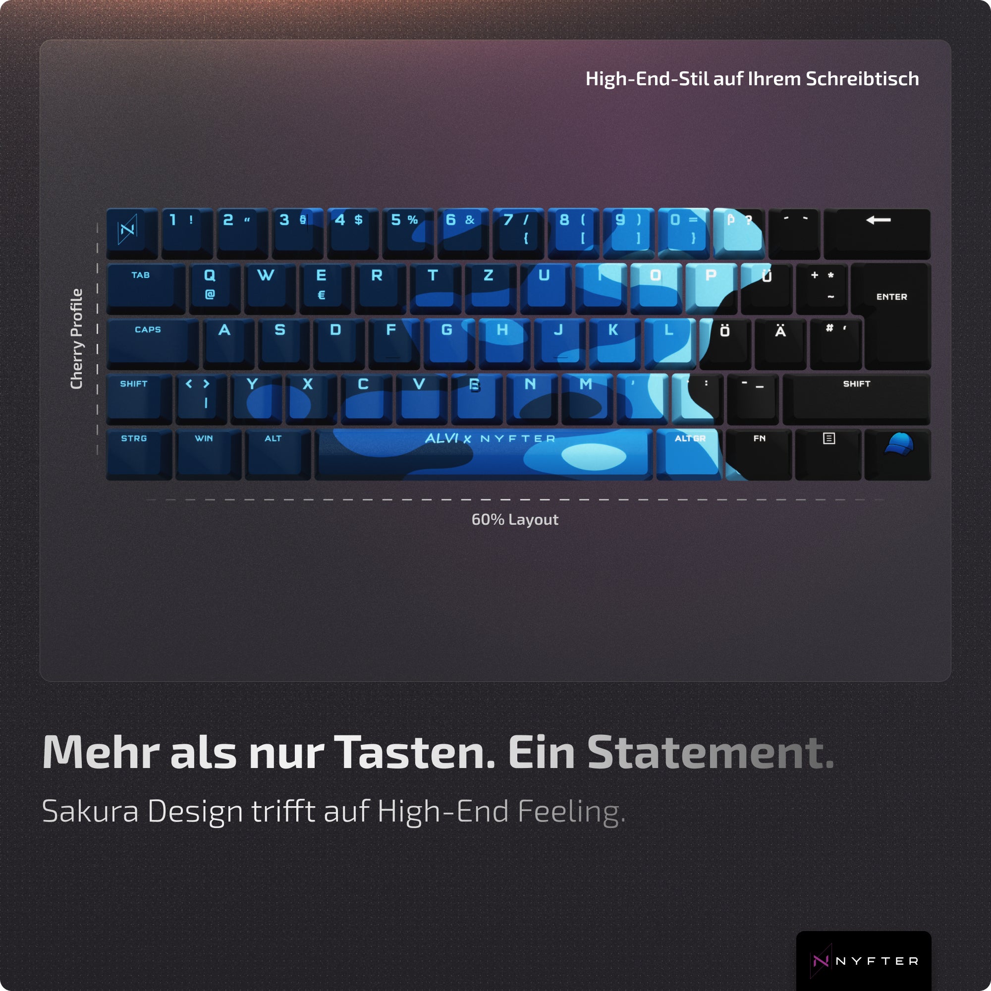 Nyfter "Alvi x Nyfter" Keycaps 60%