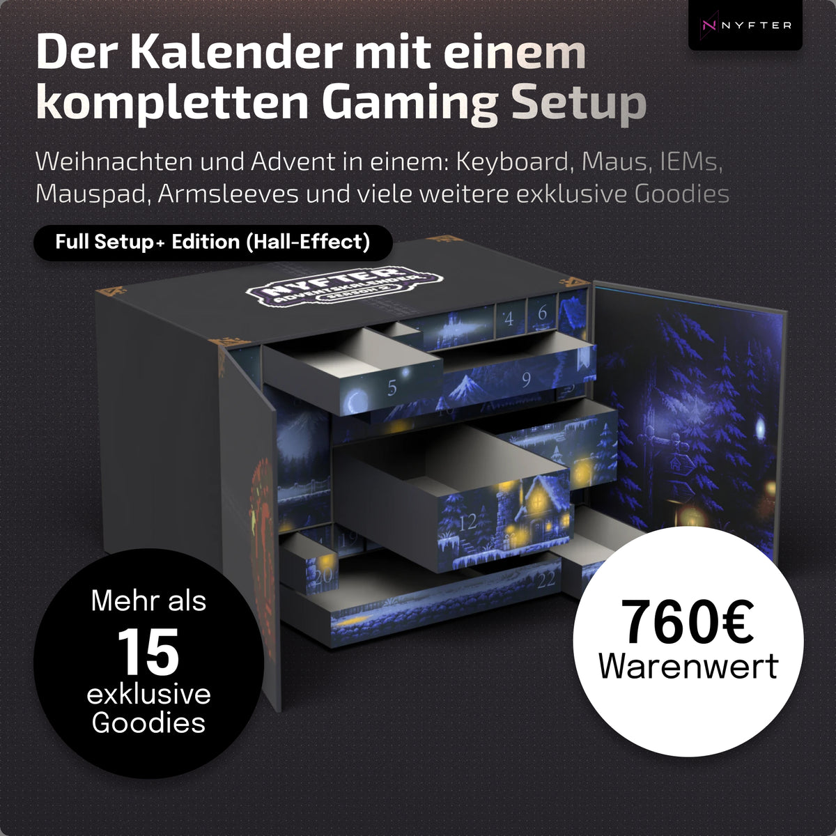Deluxe Adventskalender 2026 "Full Setup+"