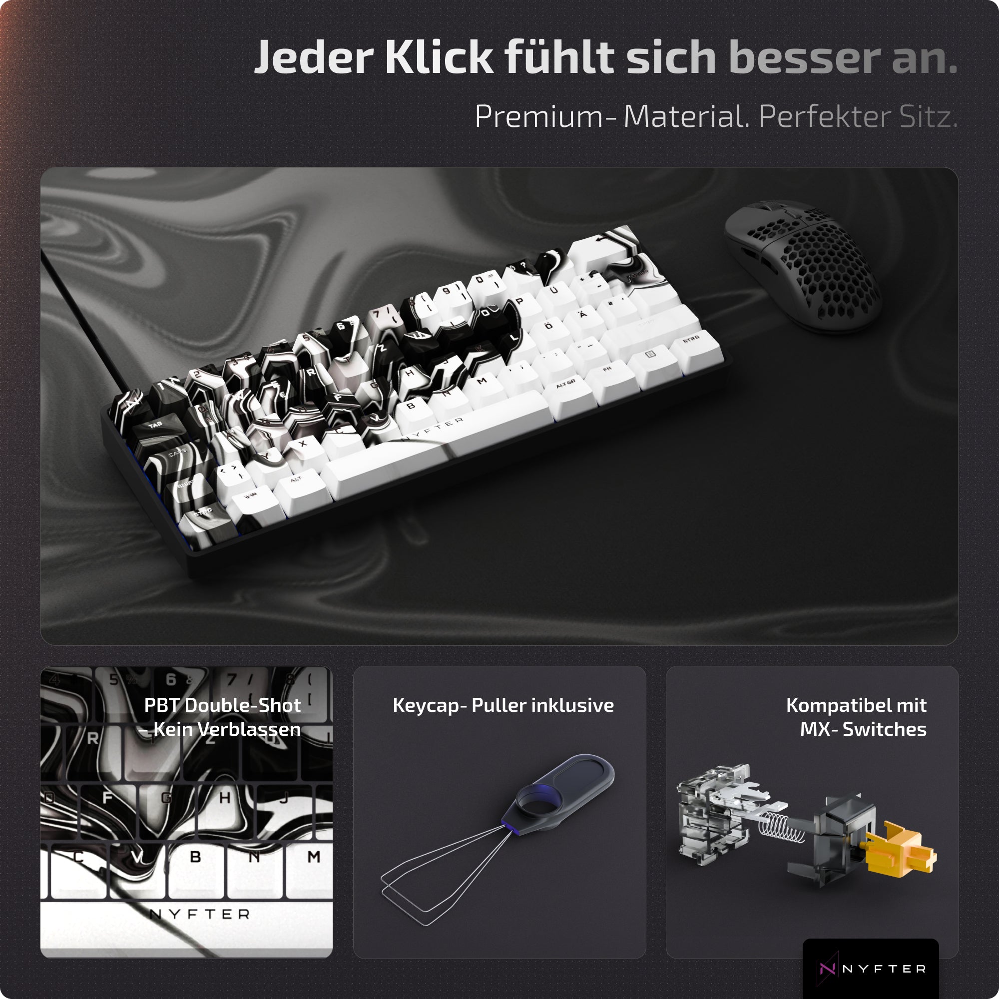 Frosted Full Bundle 60% "Liquid Black/White"