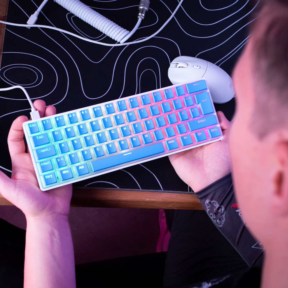 Nyfboard gen2 75% avec touches PBT Pudding