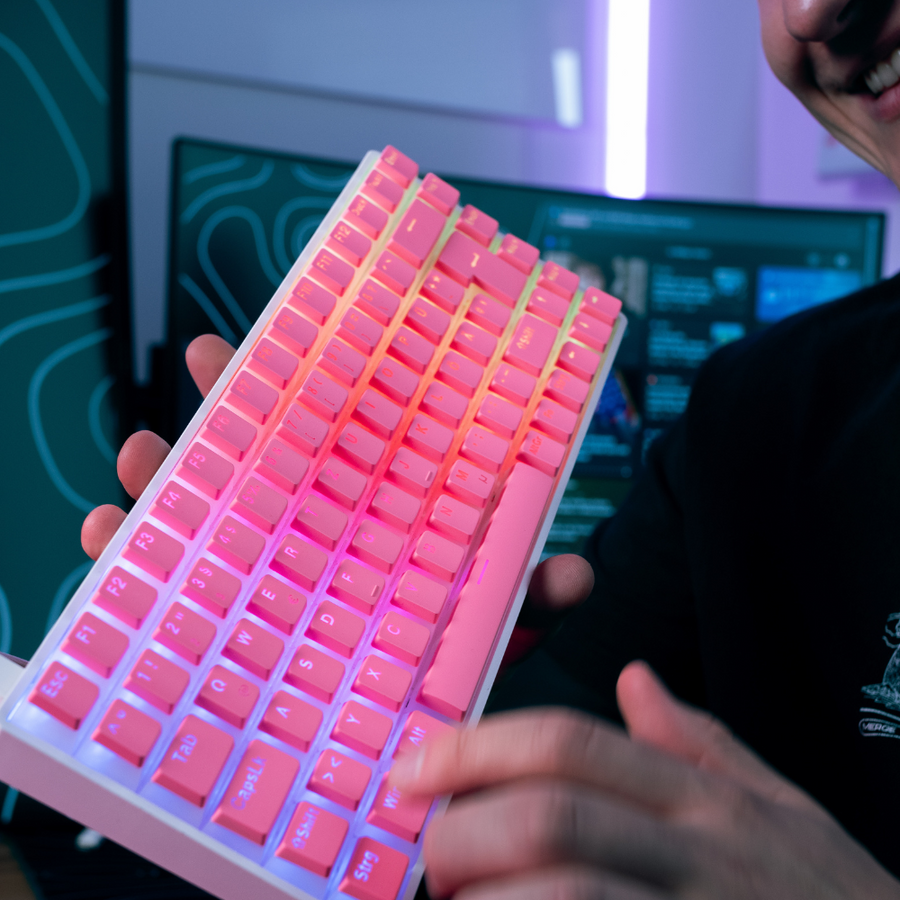 Pudding Keybacks Nyfboard gen2 60% mit PBT Pudding Keycaps