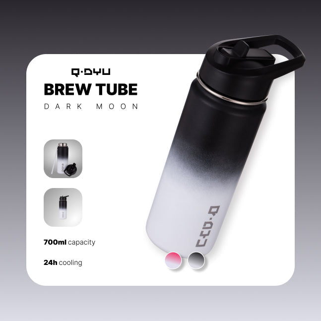 Thermo Edelstahl Flasche Q-Dyu® by Nyfter®