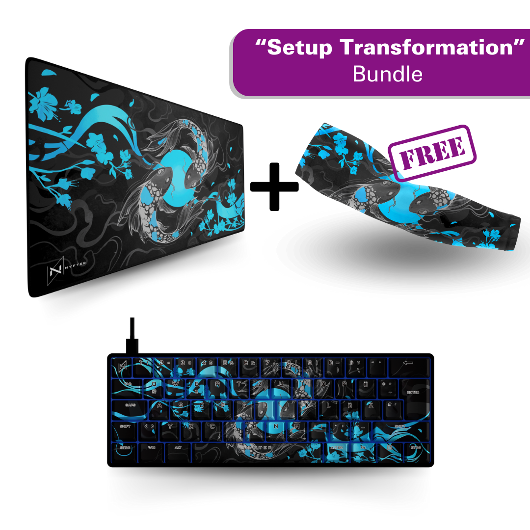 Configuration du pack de transformation Koi Blossom Blue 60 %