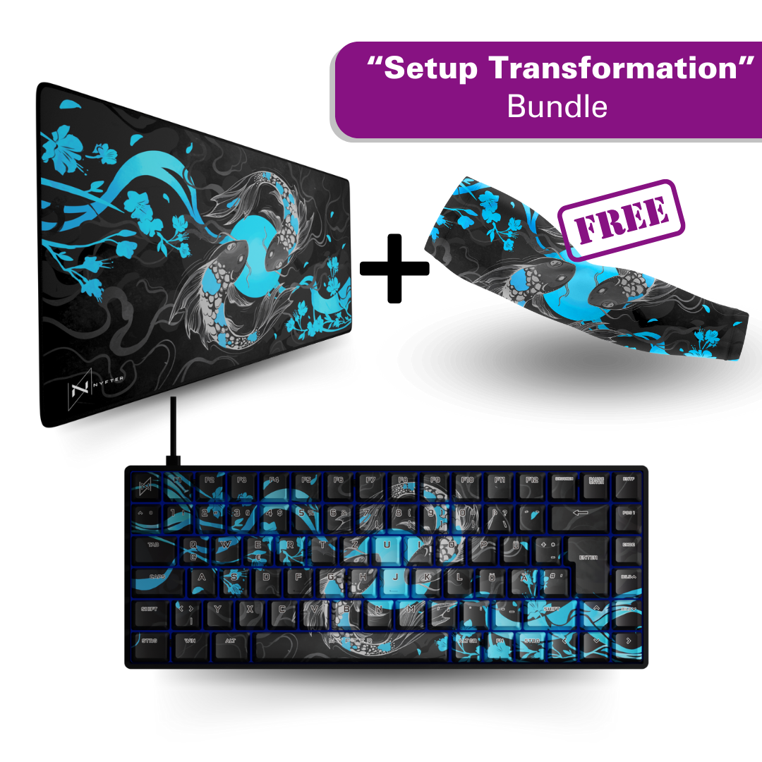 Configuration du pack de transformation Koi Blossom Blue 75 %