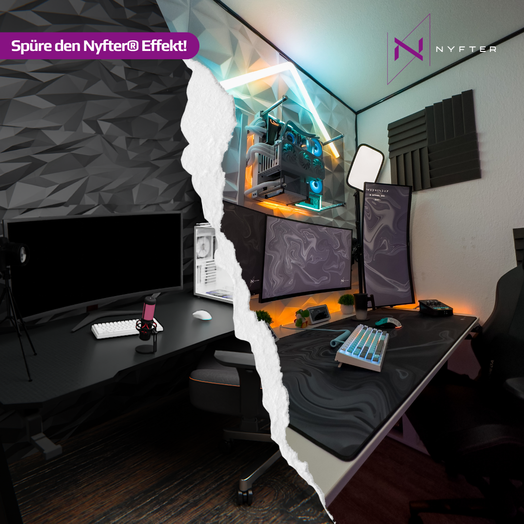 Nyfpad XXL "Tomoshibi" by Runeko Premium Gaming Mousepad