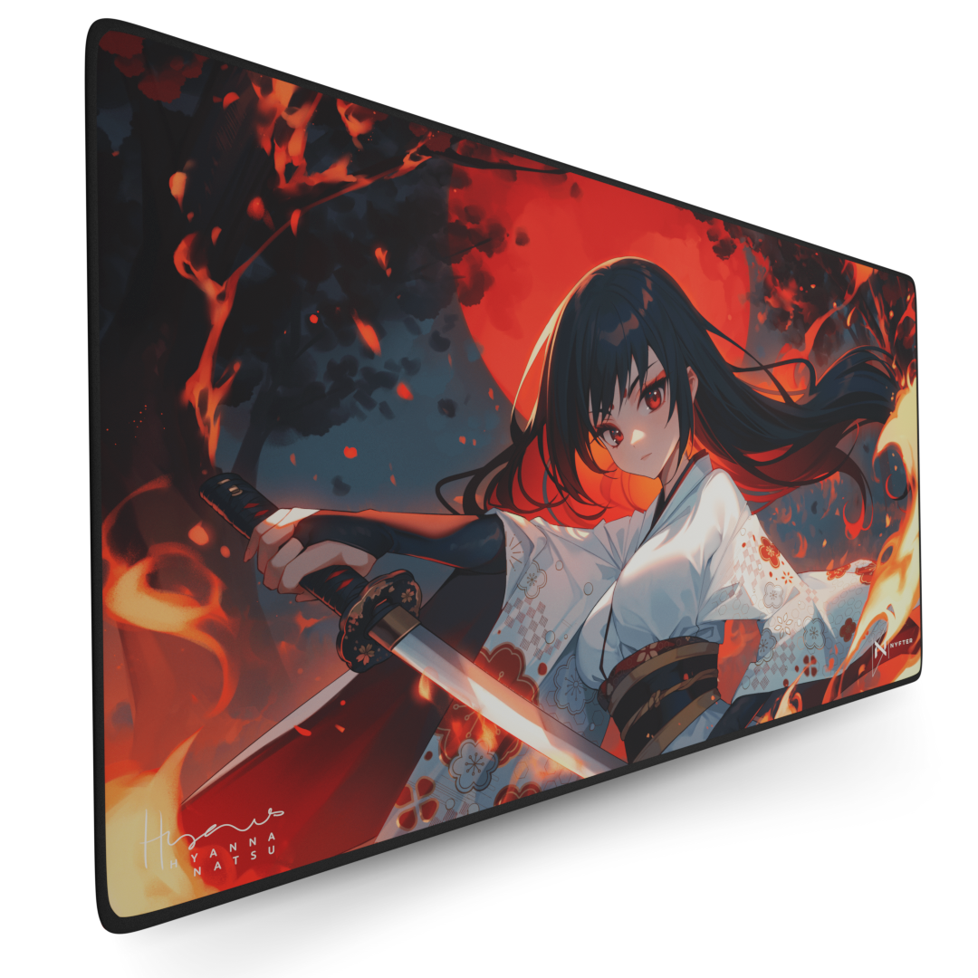 Tapis de souris de jeu premium Nyfpad XXL « Anime Elements »