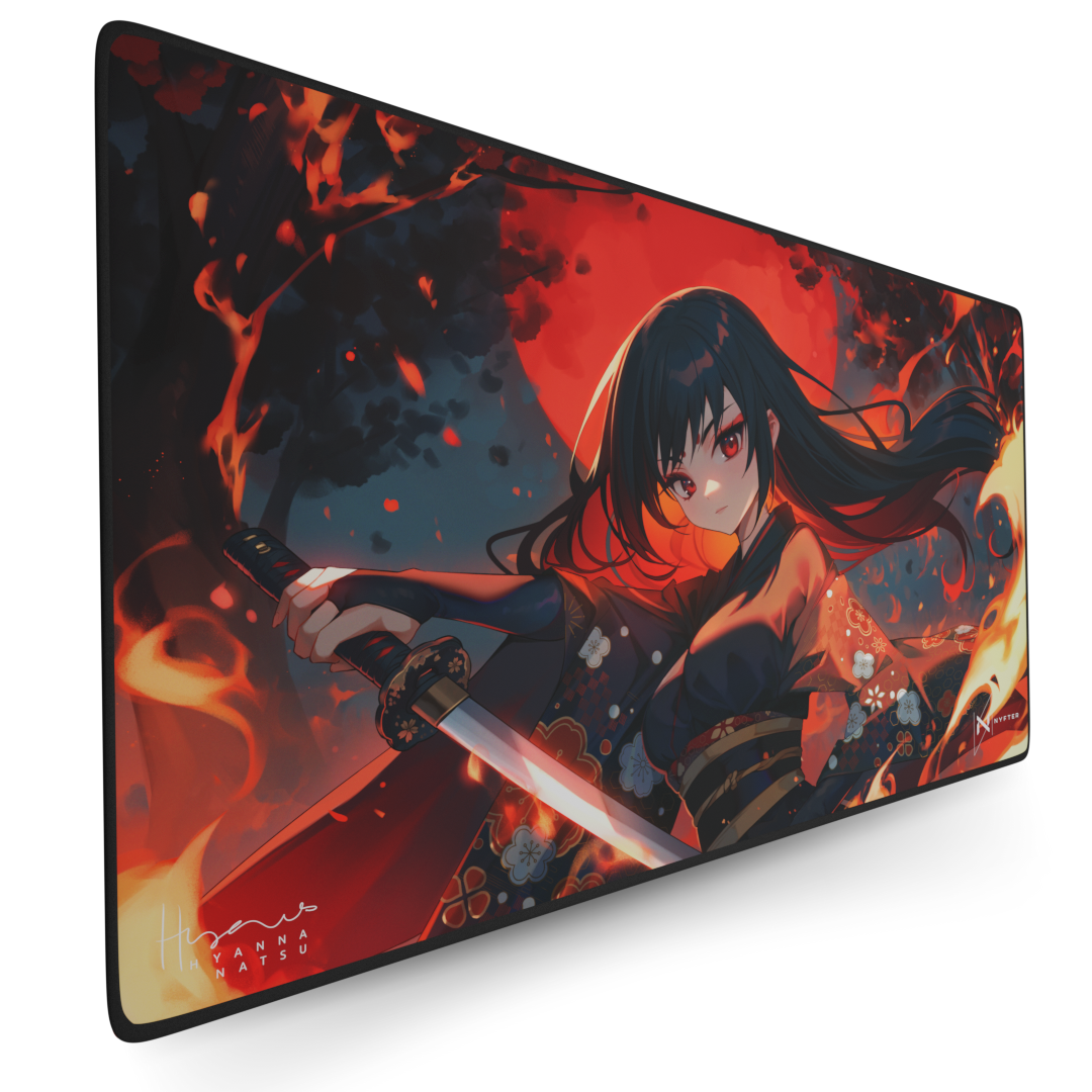 Tapis de souris de jeu premium Nyfpad XXL « Anime Elements »