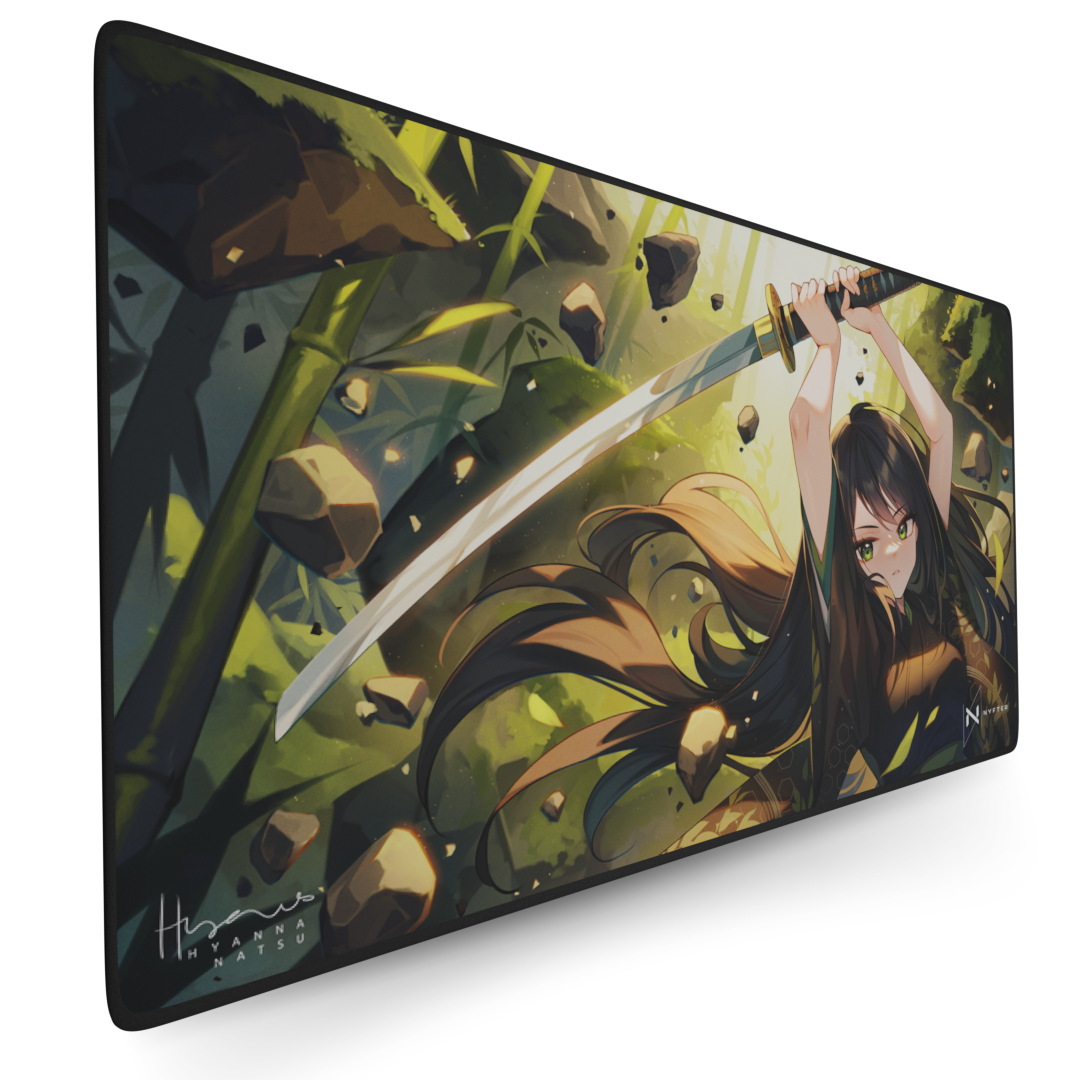 Tapis de souris de jeu premium Nyfpad XXL « Anime Elements »