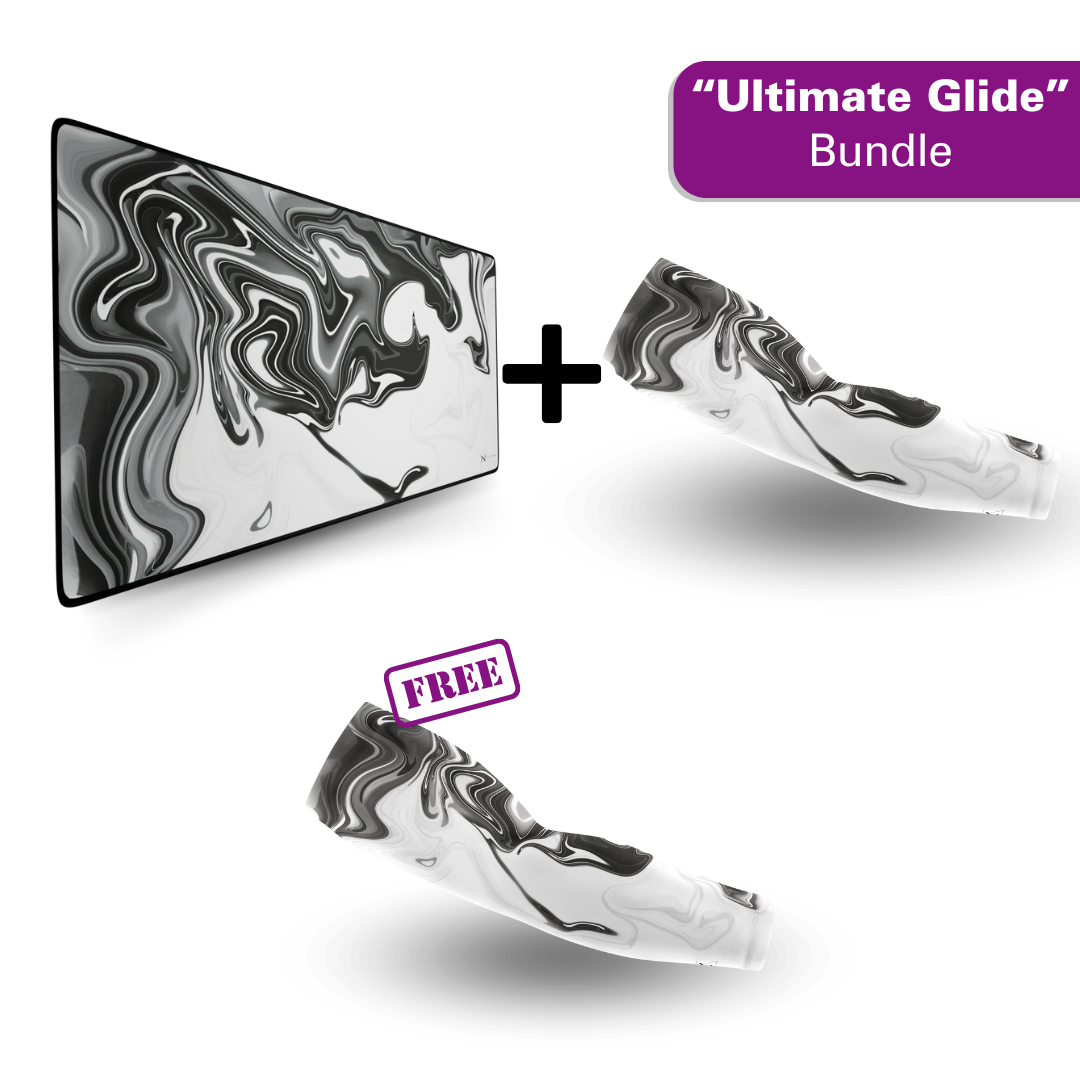 “Ultimate Glide” bundle Liquid Black White