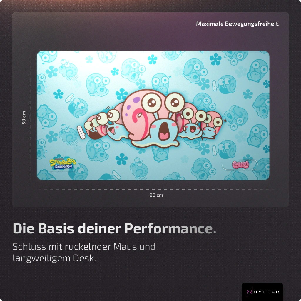 Nyfpad XXL Premium Gaming Mousepad - "Gary QMOJI"