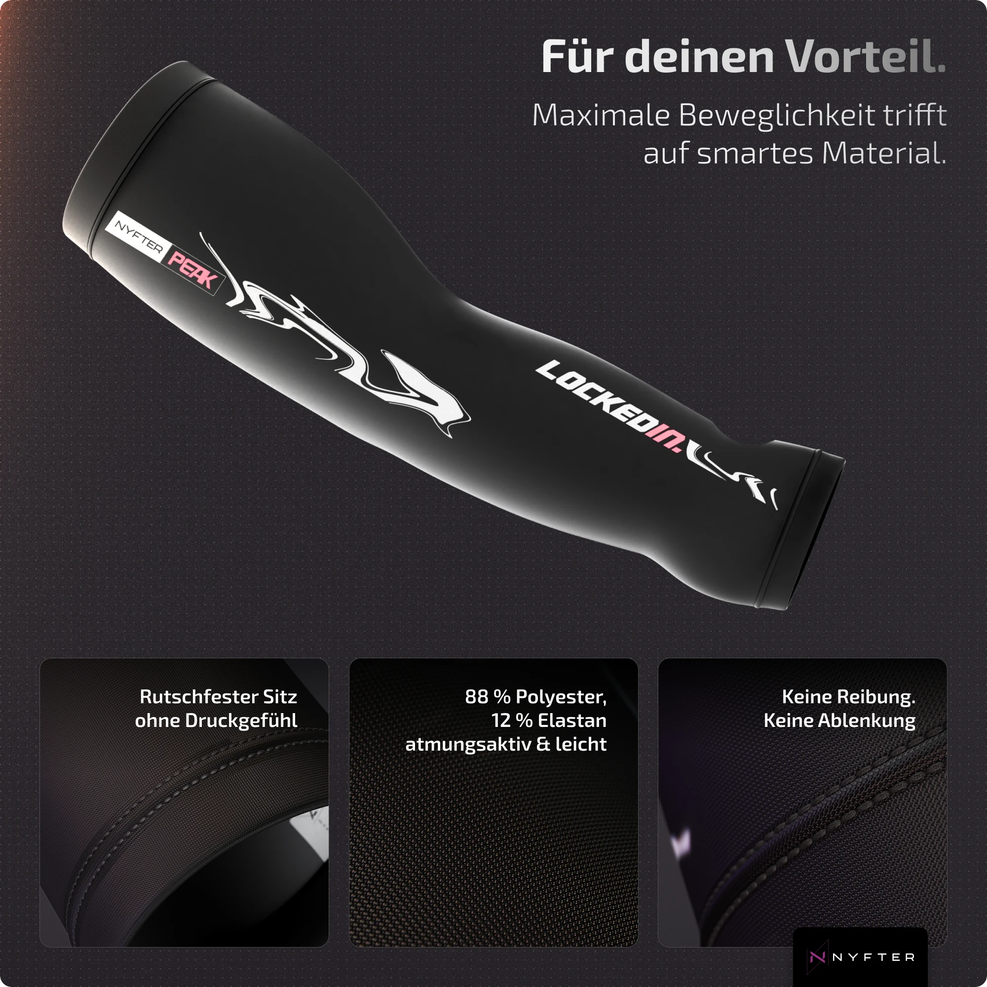 Nyfter® Performance Gaming Arm Sleeve Peak